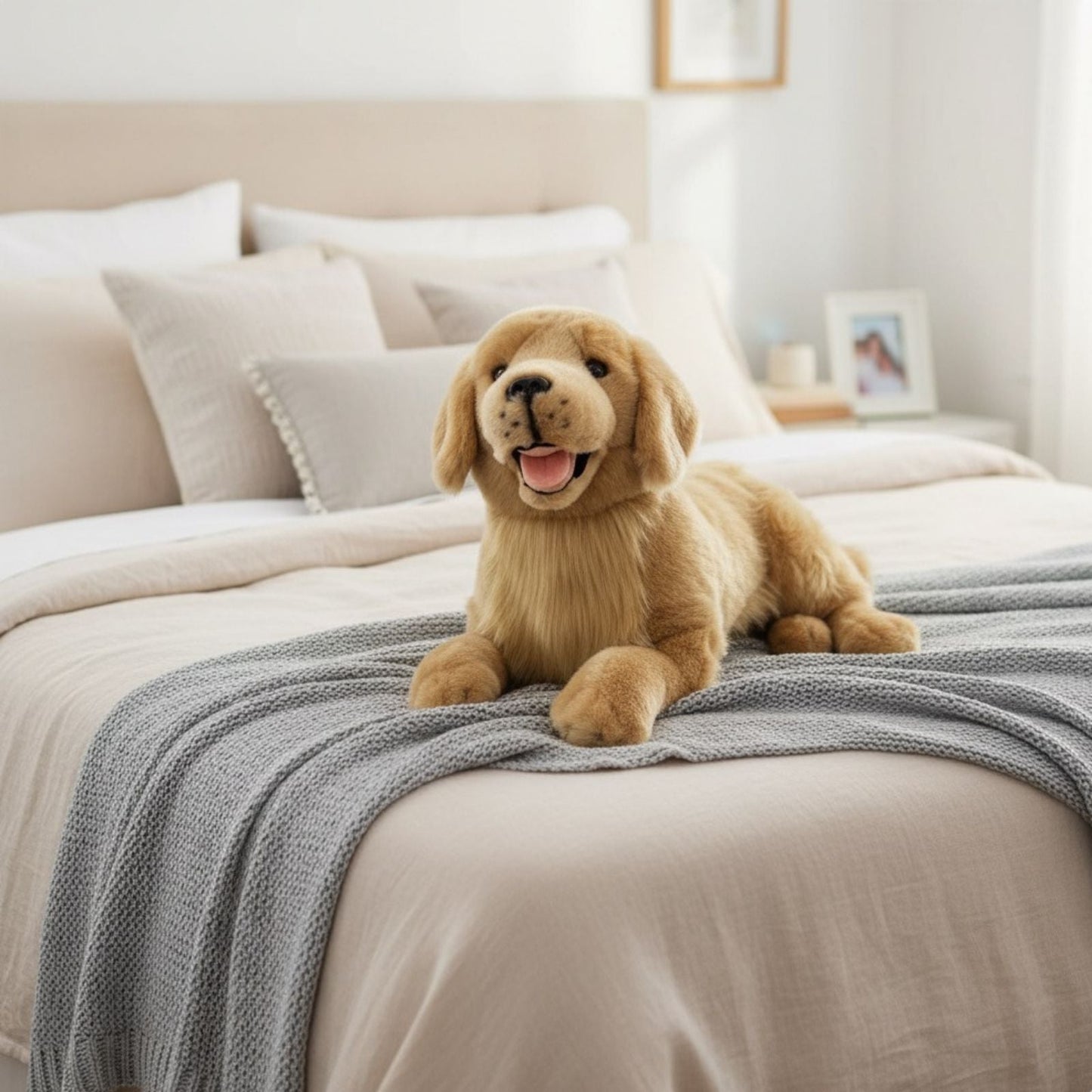 Bocchetta Plush Lucky - Golden Retriever - 50cm, lying