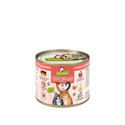 GranataPet DeliCATessen - Turkey & Shrimps Cat Wet Food