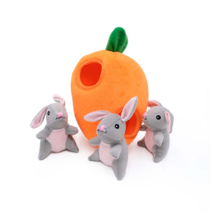 ZIPPYPAWS ZIPPY BURROW - BUNNY N CARROT