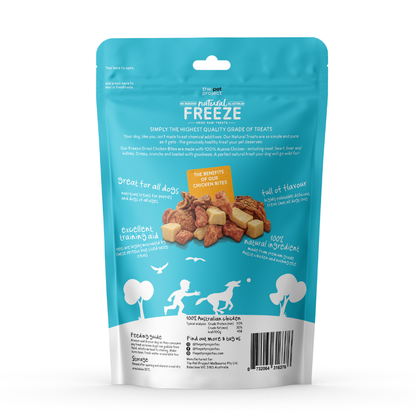 THE PET PROJECT CHICKEN BITES FREEZE DRIED 50G