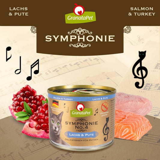 GranataPet Symphonie - No. 4 Salmon & Turkey Wet Cat Food