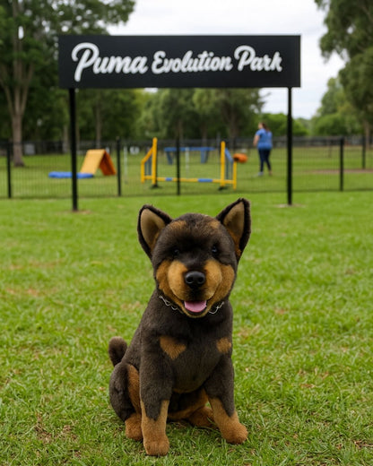 Bocchetta Plush Cannon - Kelpie - 38cm, sitting