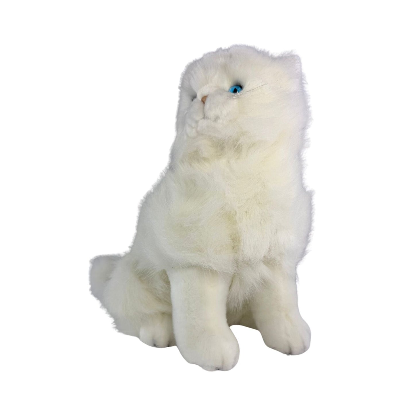 Bocchetta Plush Pearl - Persian Cat - 34cm, sitting, white