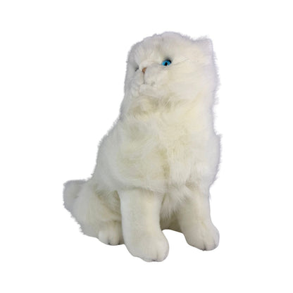 Bocchetta Plush Pearl - Persian Cat - 34cm, sitting, white