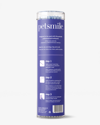 PETSMILE Toothpaste Applicator Swabs