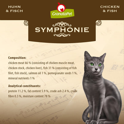 GranataPet Symphonie - No. 7 Chicken & Fish Wet Cat Food