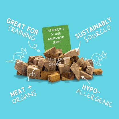 THE PET PROJECT KANGAROO BITES FREEZE DRIED 50G