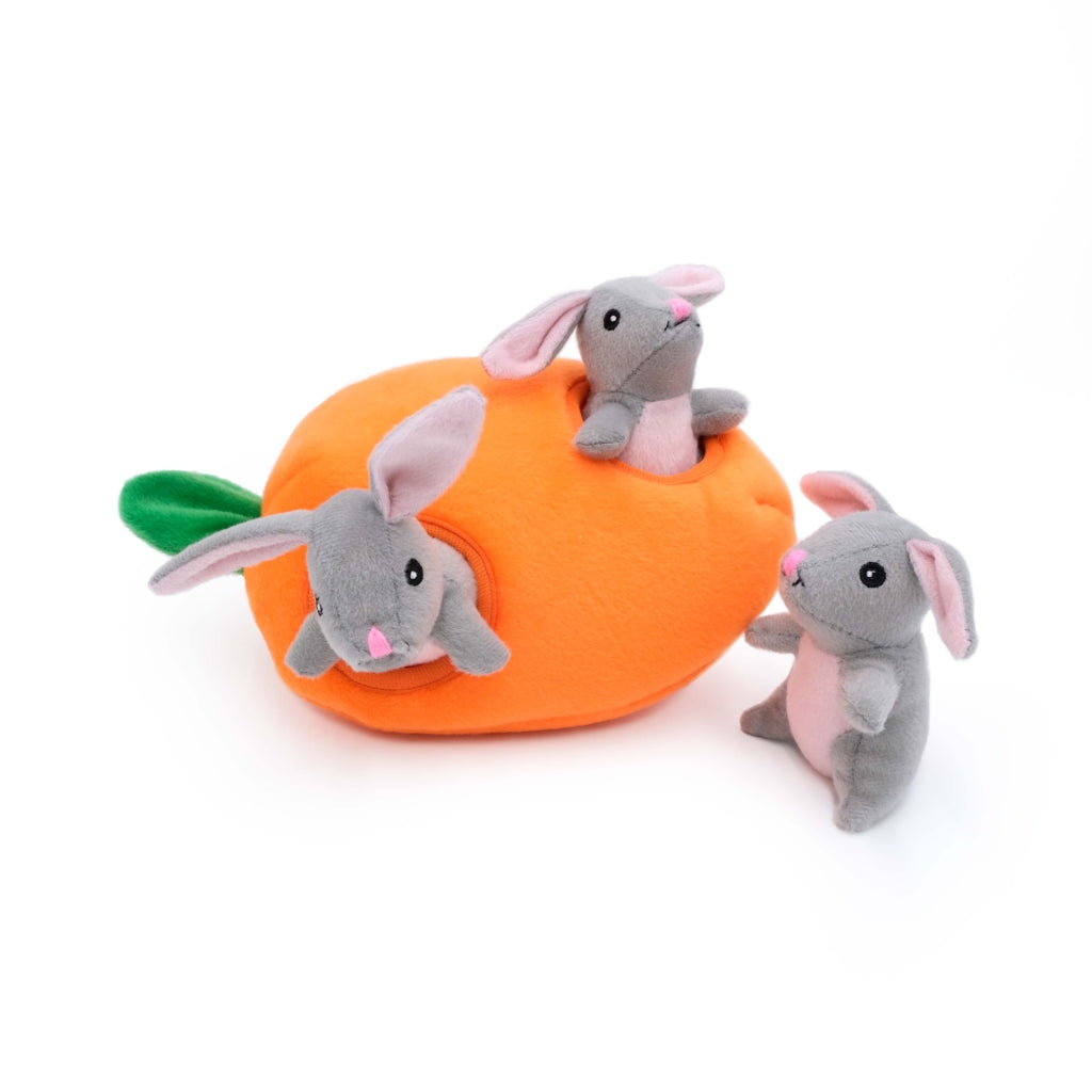 ZIPPYPAWS ZIPPY BURROW - BUNNY N CARROT