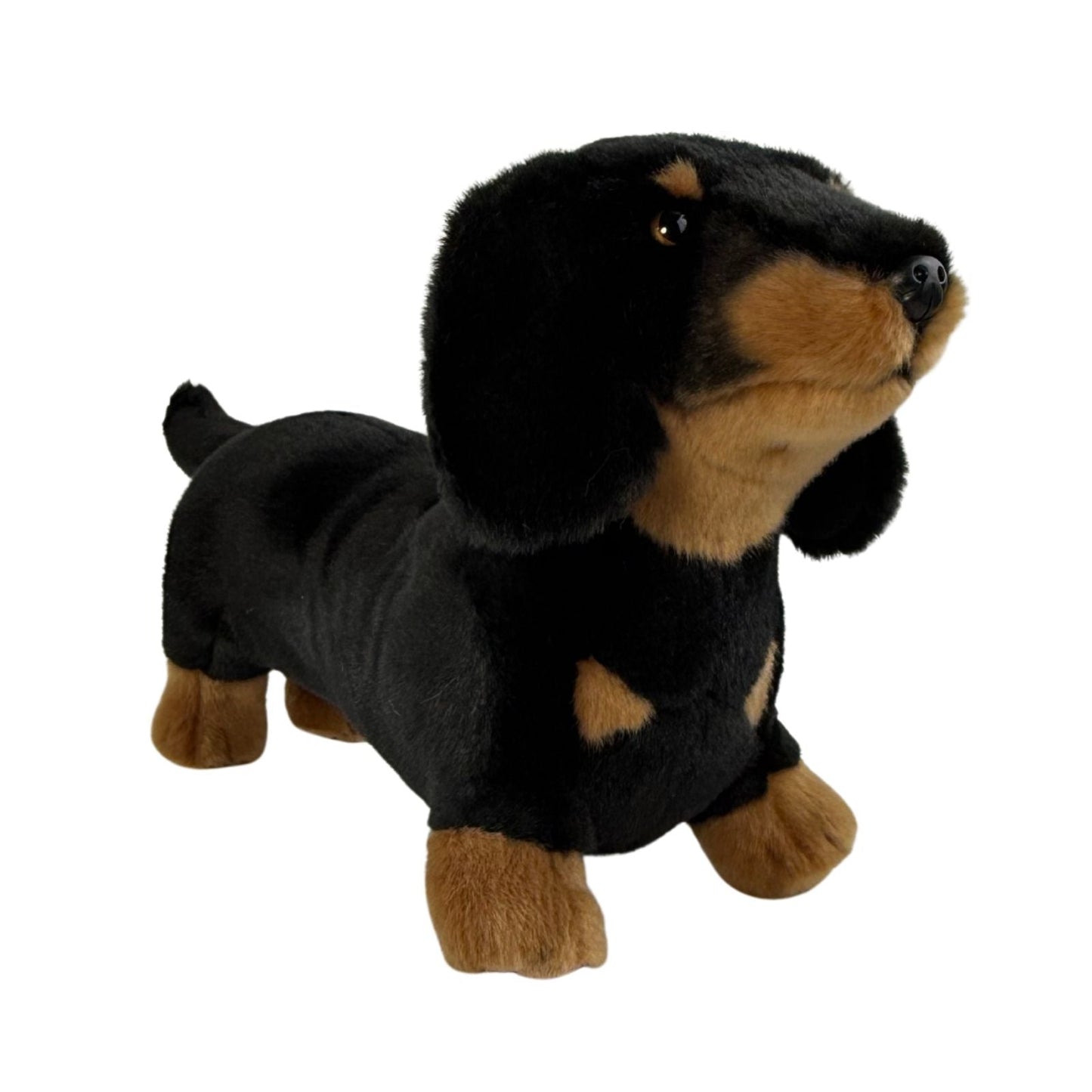 Bocchetta Plush Buddy - Dachshund - 36cm standing, black and tan