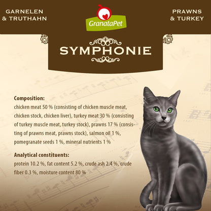 GranataPet Symphonie - No. 2 Prawns & Turkey Wet Cat Food