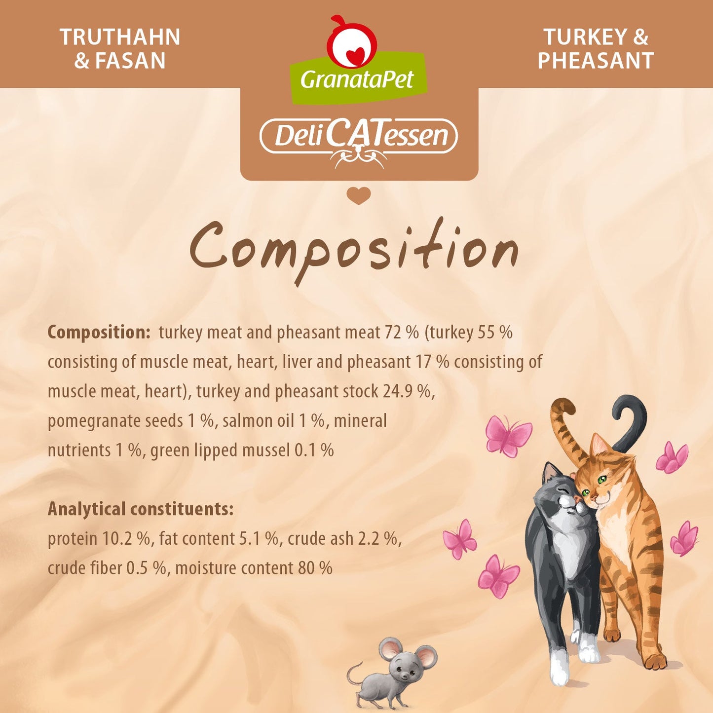 GranataPet DeliCATessen - Turkey & Pheasant Wet Cat Food