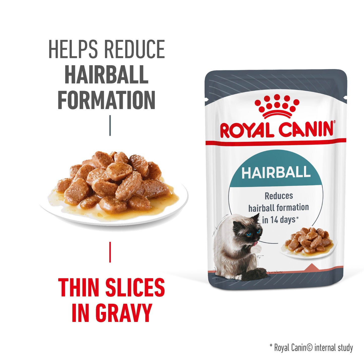 ROYAL CANIN Hairball Gravy Cat Wet Food 85g