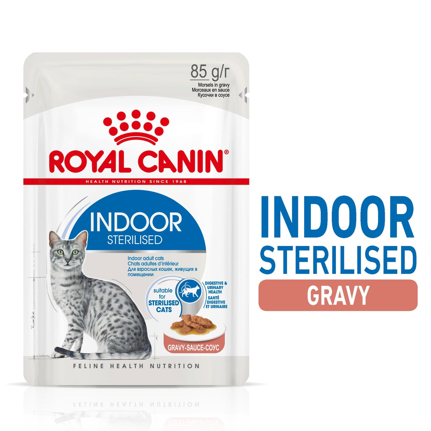Royal Canin Indoor Adult Cat Pouch Gravy 85g