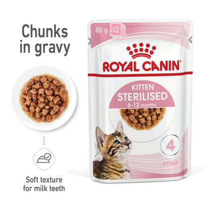 ROYAL CANIN Kitten Food in Gravy 85g