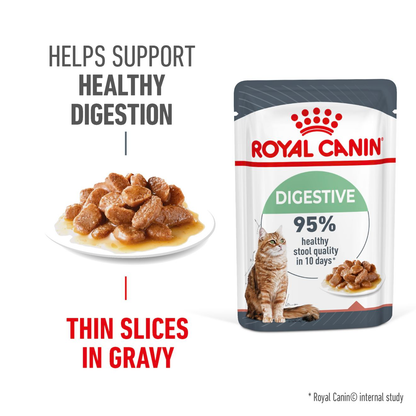 ROYAL CANIN Digest Care Gravy Adult Cat Food Pouch 85g