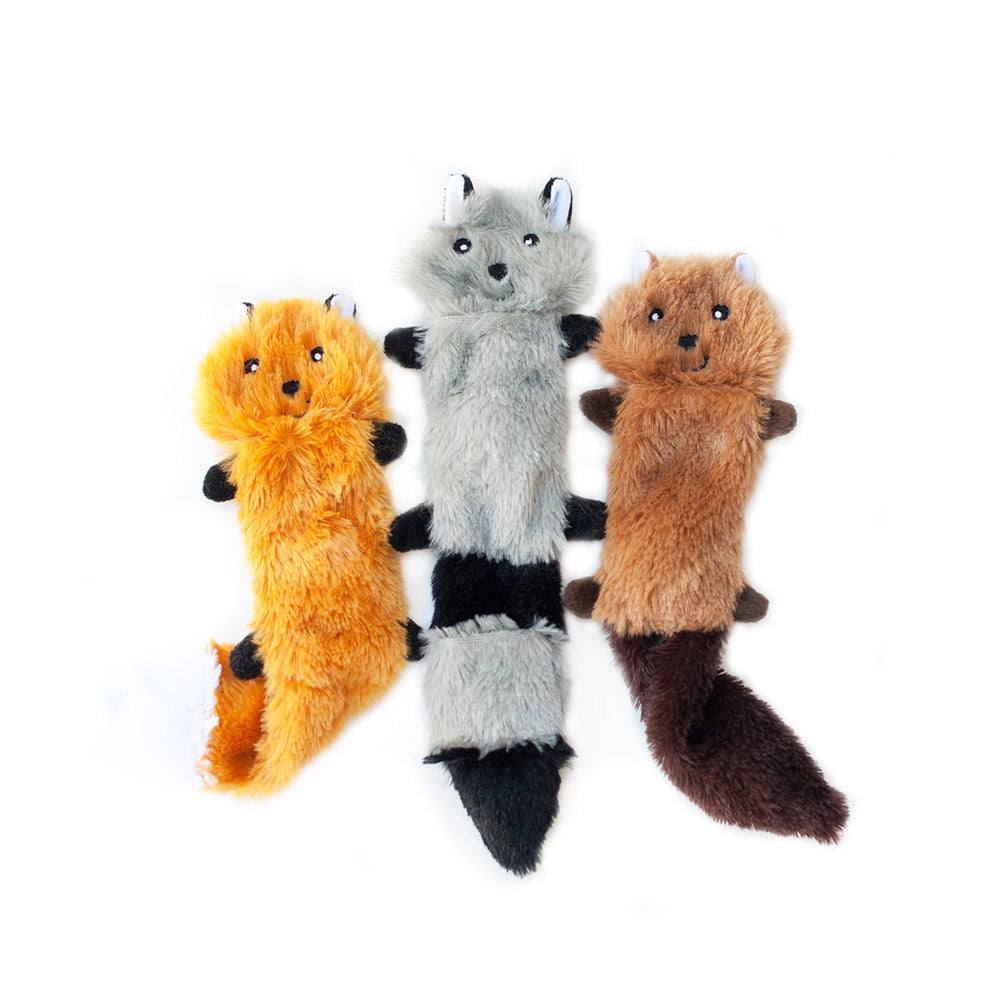 ZIPPYPAWS SKINNY PELTZ - SMALL SET OF 3