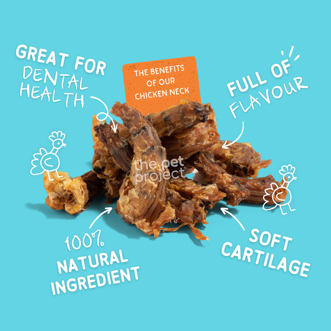 THE PET PROJECT CHICKEN NECK 100G