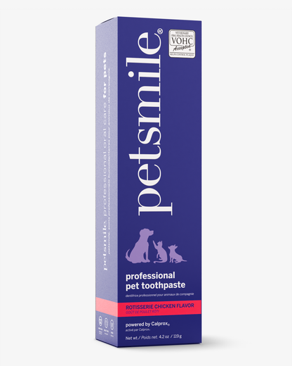 PETSMILE Professional Pet Toothpaste - Rotisserie Chicken Flavor - Large
