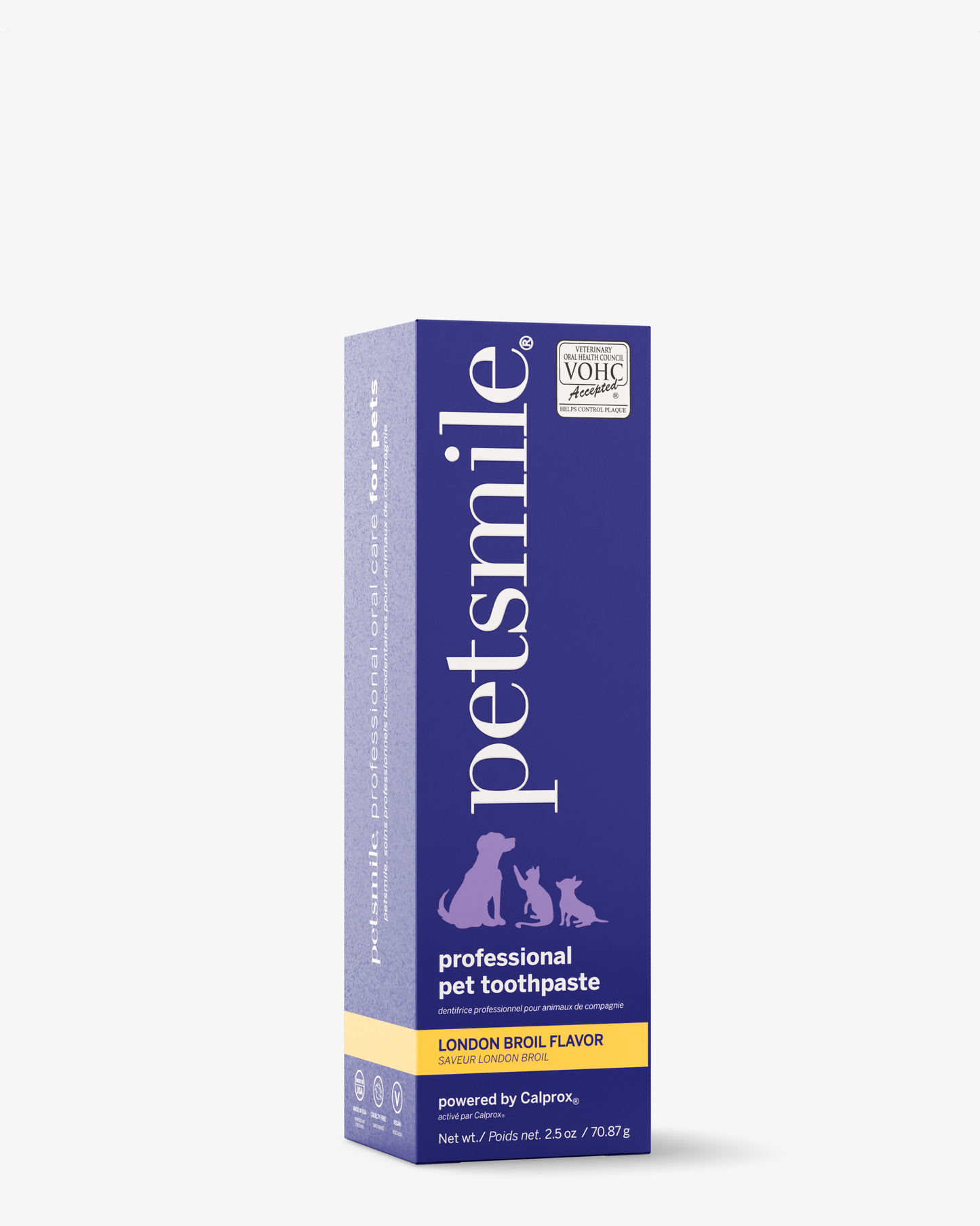 PETSMILE Professional Pet Toothpaste - London Broil Flavor - Small