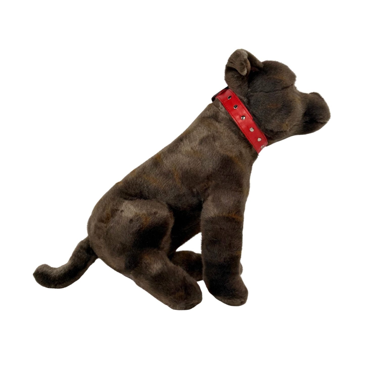 Bocchetta Plush Scooter - Staffy - 32cm sitting, brindle
