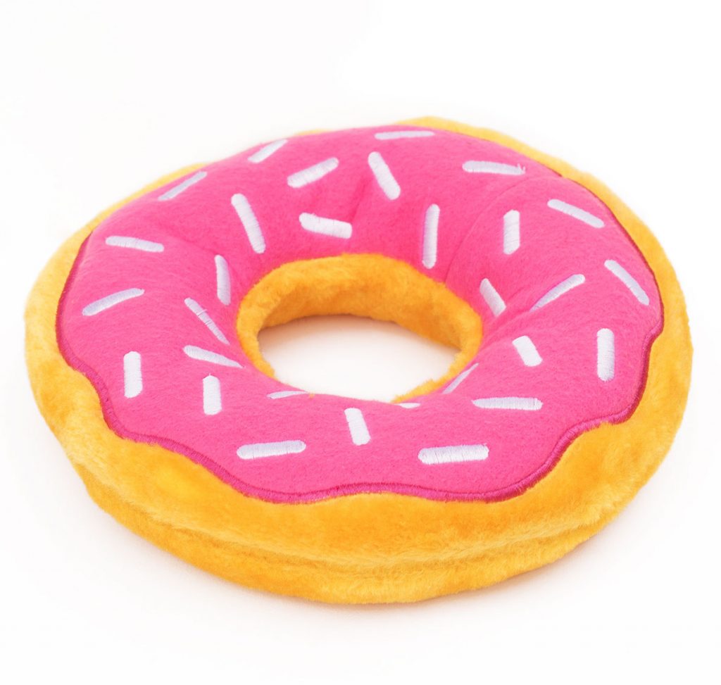 ZIPPYPAWS JUMBO DONUTZ - STRAWBERRY
