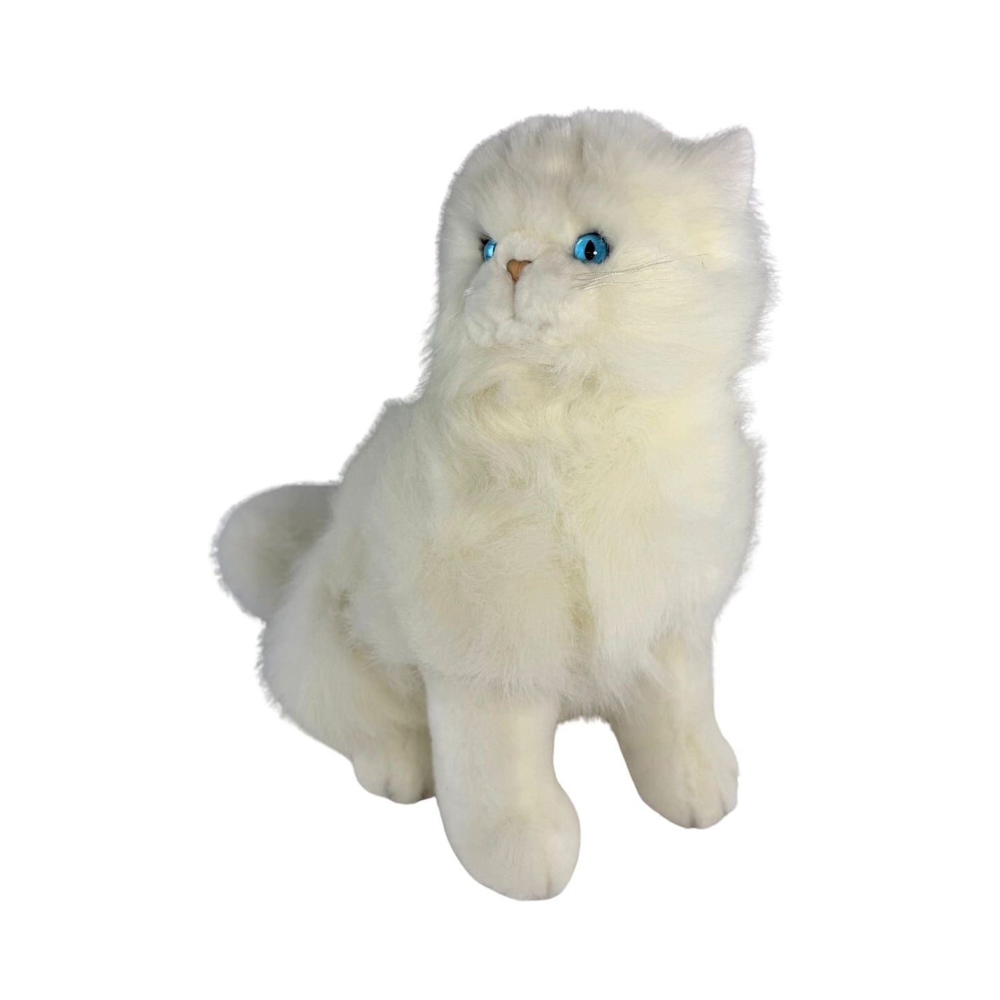 Bocchetta Plush Pearl - Persian Cat - 34cm, sitting, white