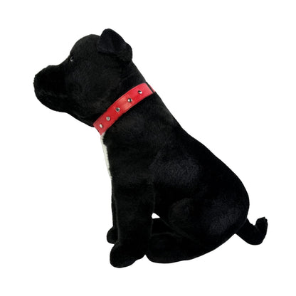 Bocchetta Plush DJ - Staffy - 32cm, sitting, black