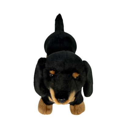 Bocchetta Plush Buddy - Dachshund - 36cm standing, black and tan