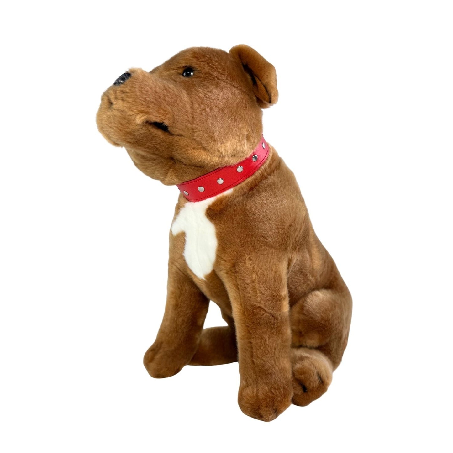 Bocchetta Plush Lester - Staffy - 32cm sitting, brown