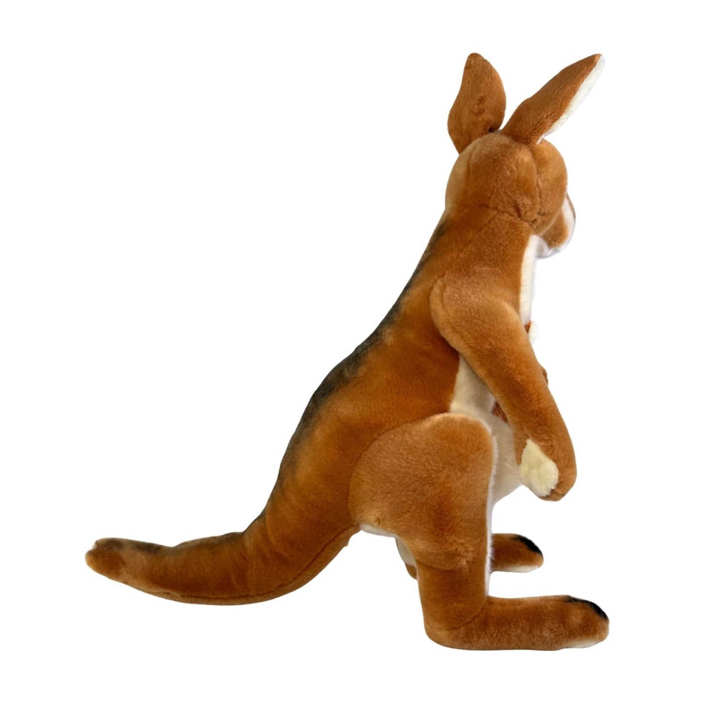 Bocchetta Plush Dodger - Kangaroo with joey - 40cm, red