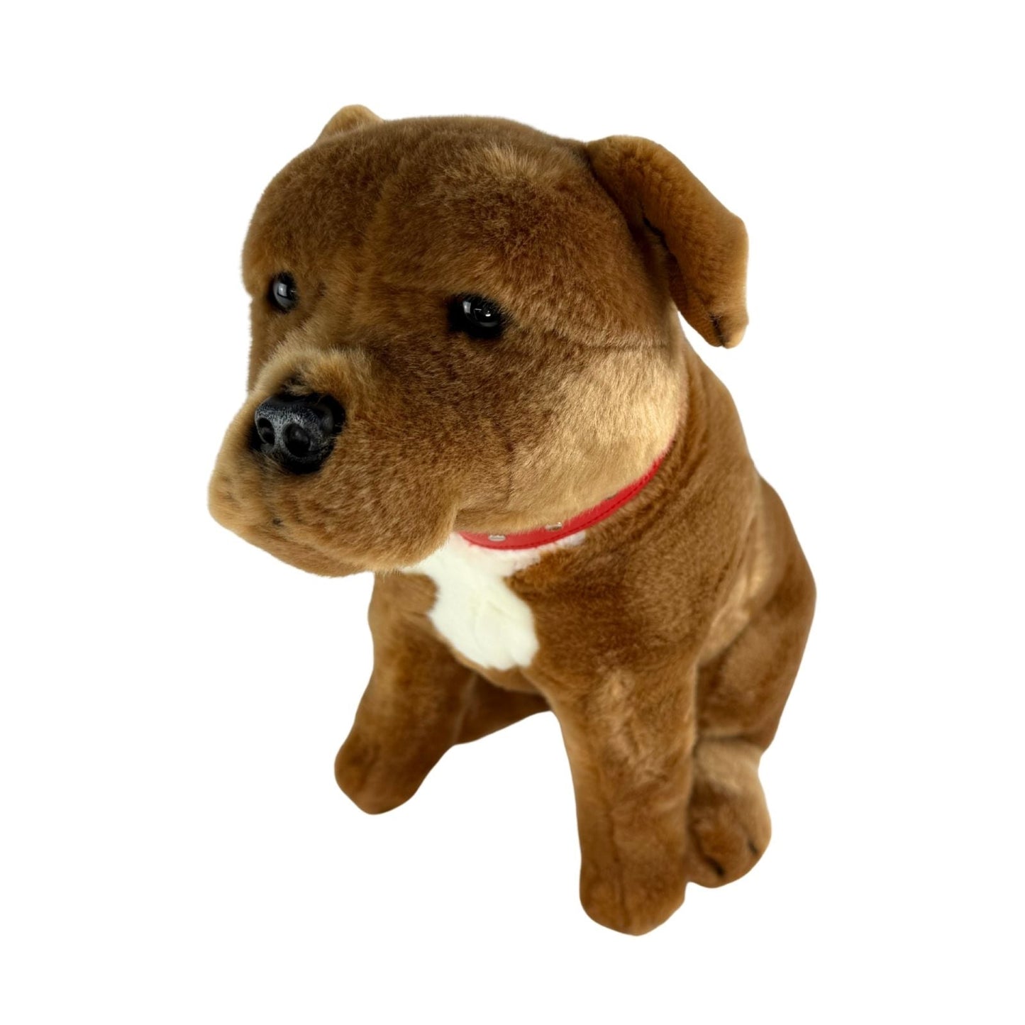 Bocchetta Plush Lester - Staffy - 32cm sitting, brown