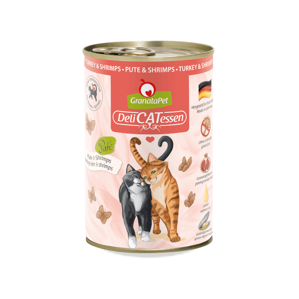 GranataPet DeliCATessen - Turkey & Shrimps Cat Wet Food