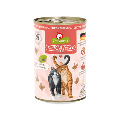 GranataPet DeliCATessen - Turkey & Shrimps Cat Wet Food