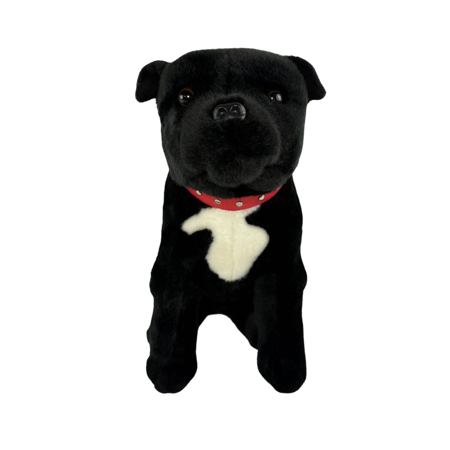 Bocchetta Plush DJ - Staffy - 32cm, sitting, black