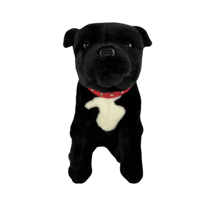 Bocchetta Plush DJ - Staffy - 32cm, sitting, black