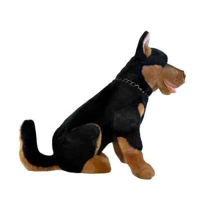 Bocchetta Plush Jake - Kelpie - 38cm sitting, black and tan