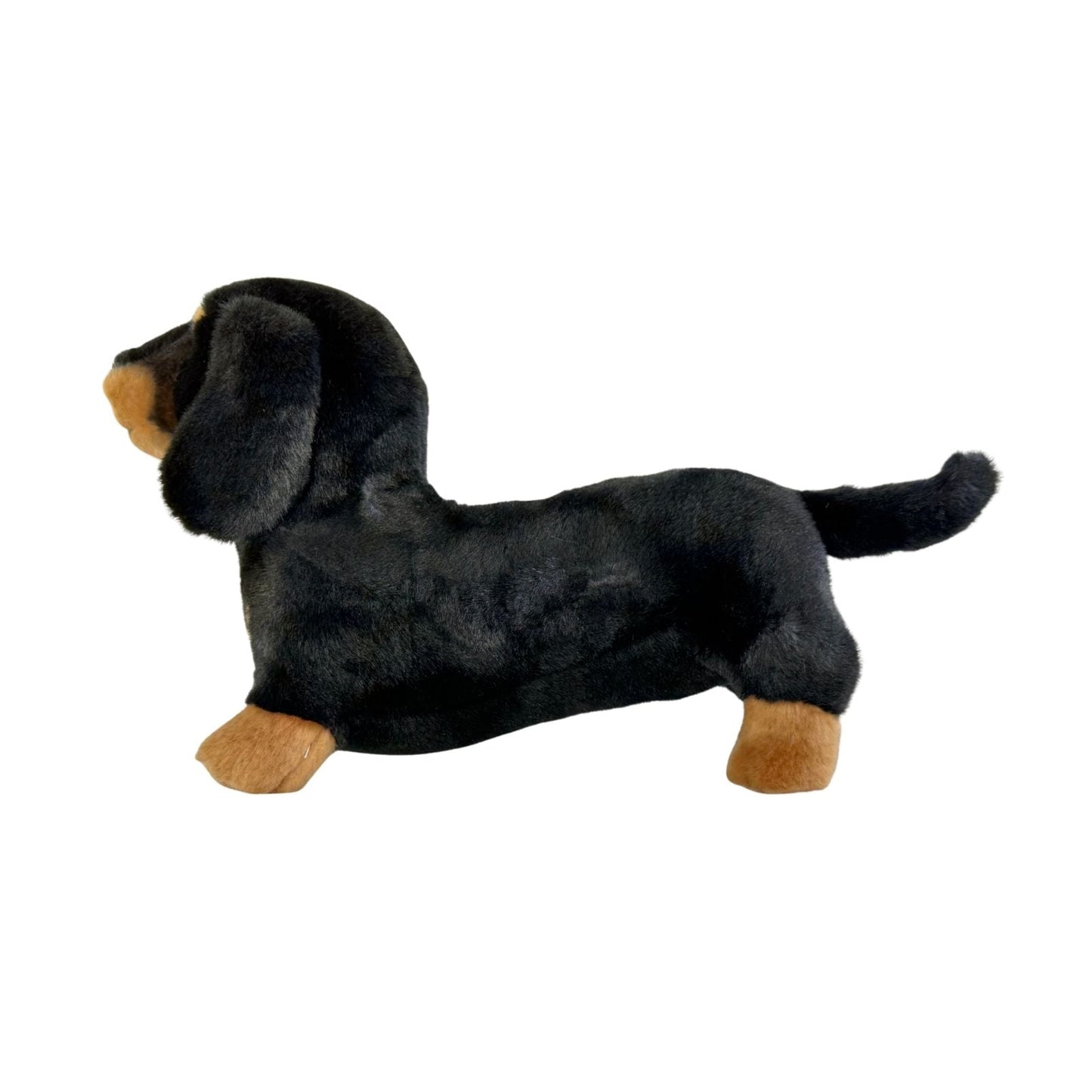 Bocchetta Plush Buddy - Dachshund - 36cm standing, black and tan