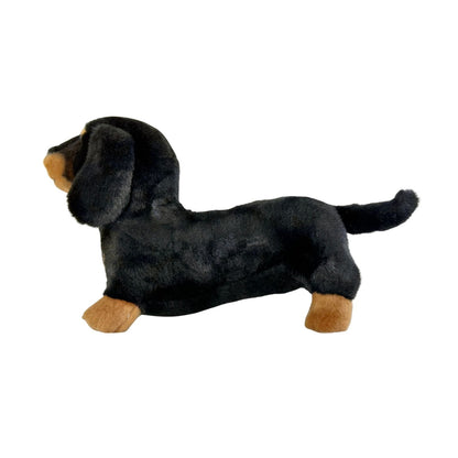 Bocchetta Plush Buddy - Dachshund - 36cm standing, black and tan
