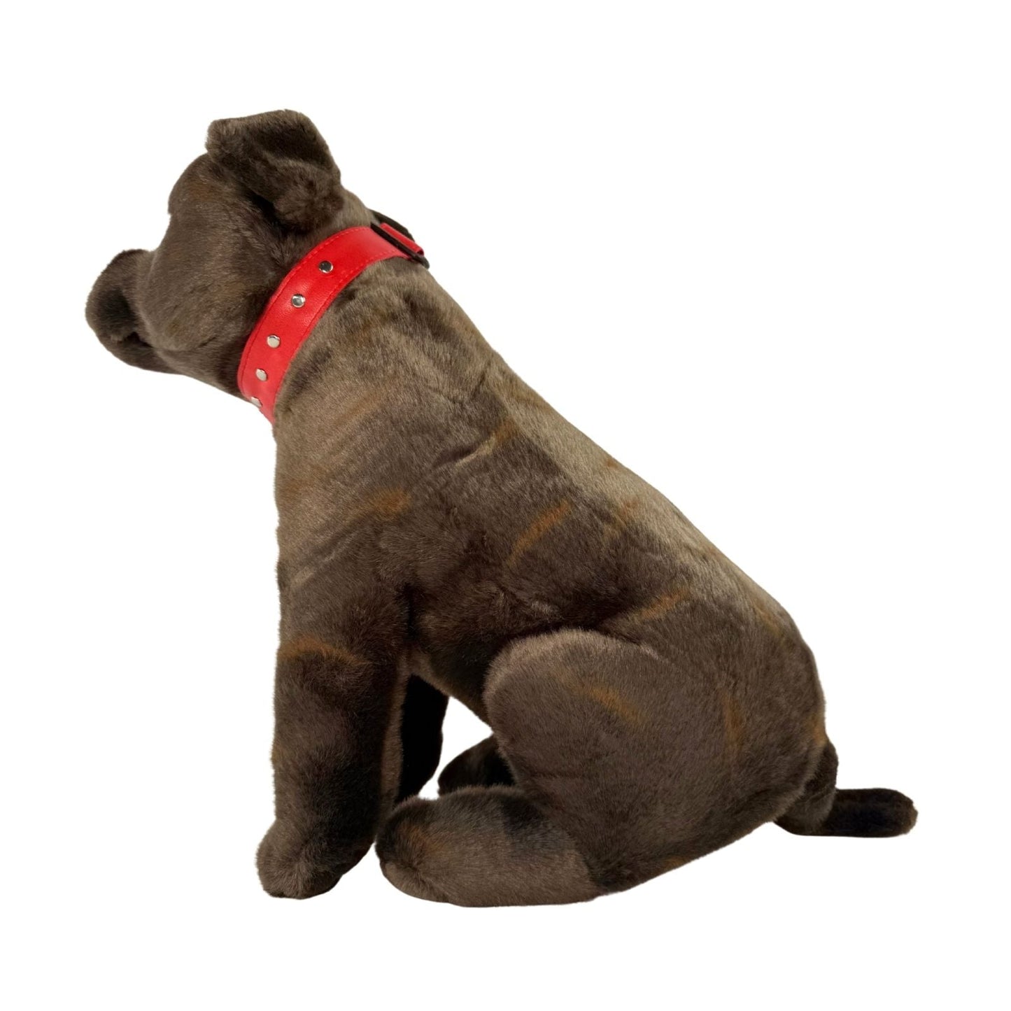 Bocchetta Plush Scooter - Staffy - 32cm sitting, brindle