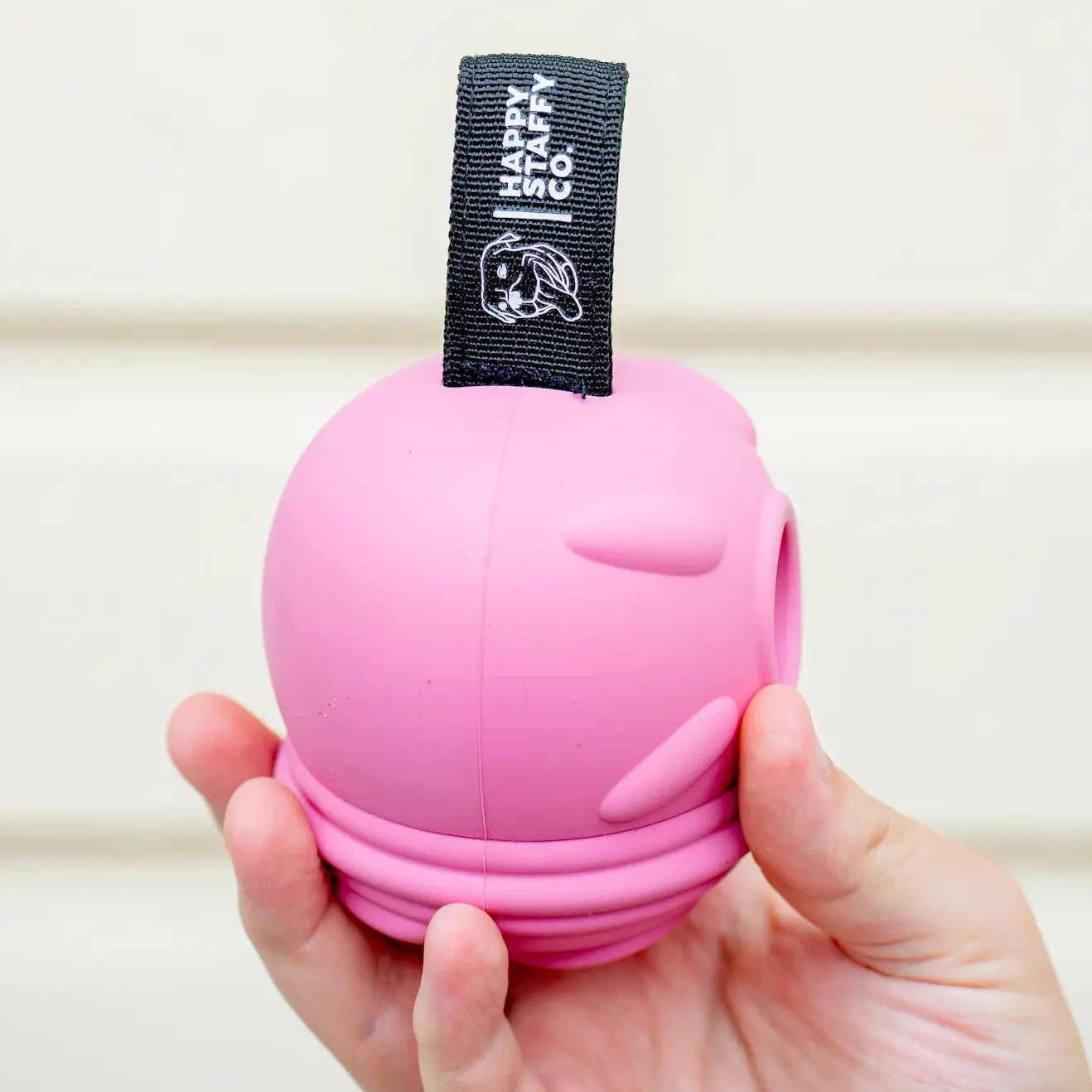 Happy Staffy Co. Poppy Pig Treat Dispenser