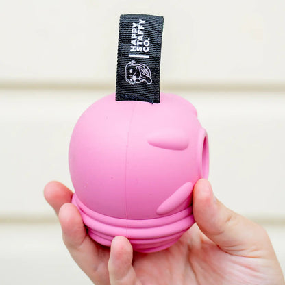 Happy Staffy Co. Poppy Pig Treat Dispenser