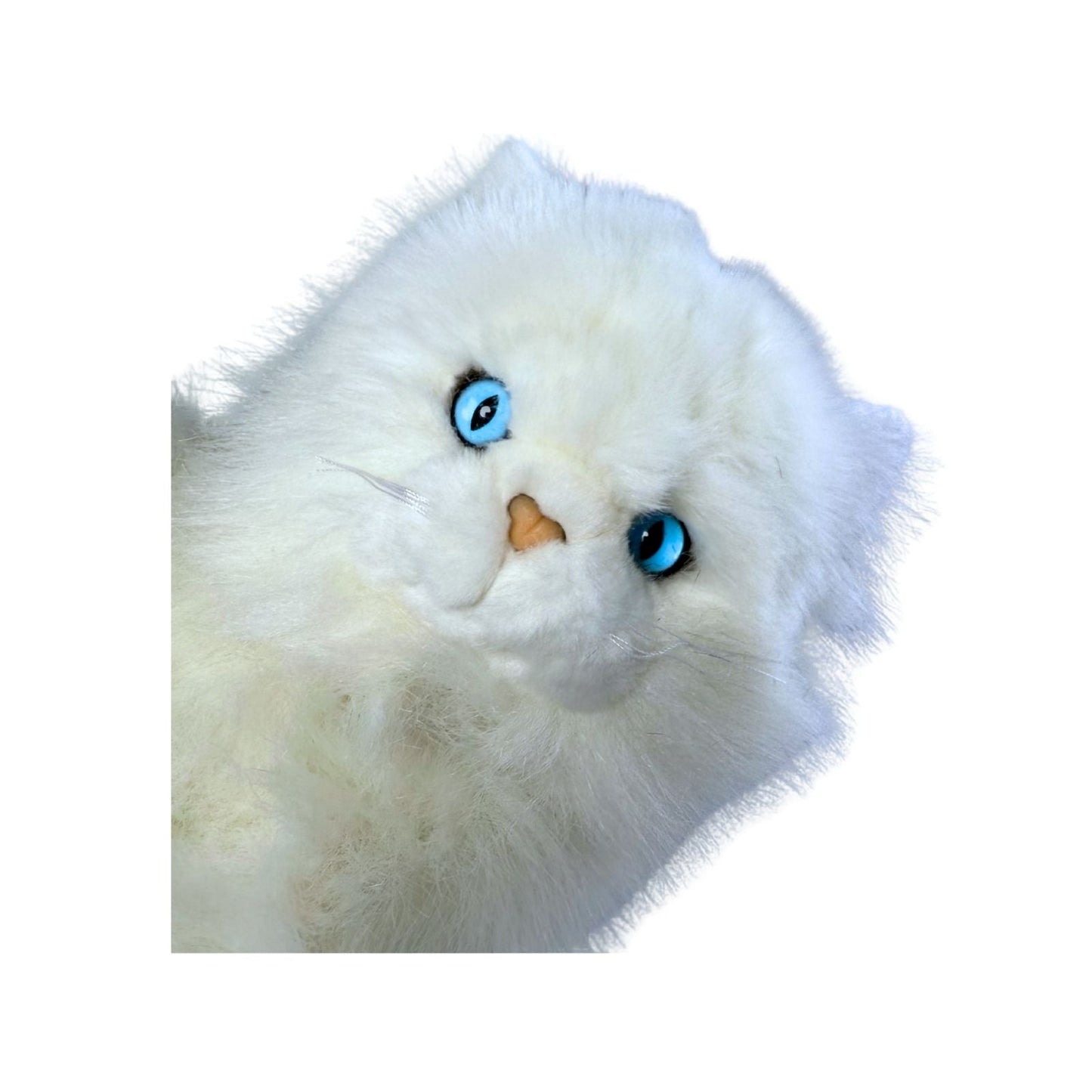 Bocchetta Plush Pearl - Persian Cat - 34cm, sitting, white