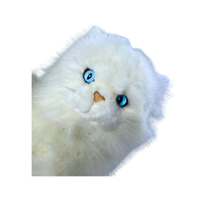 Bocchetta Plush Pearl - Persian Cat - 34cm, sitting, white