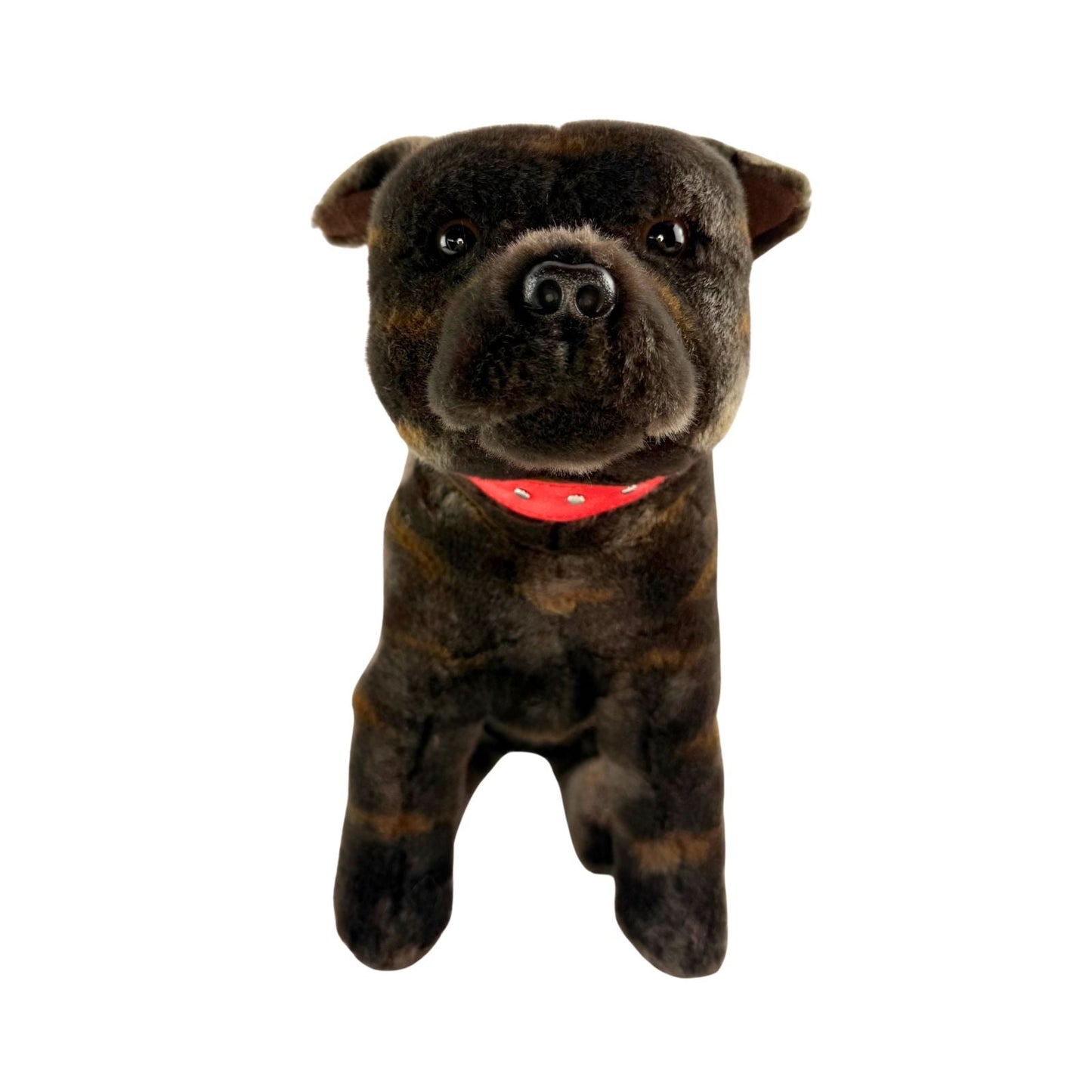 Bocchetta Plush Scooter - Staffy - 32cm sitting, brindle