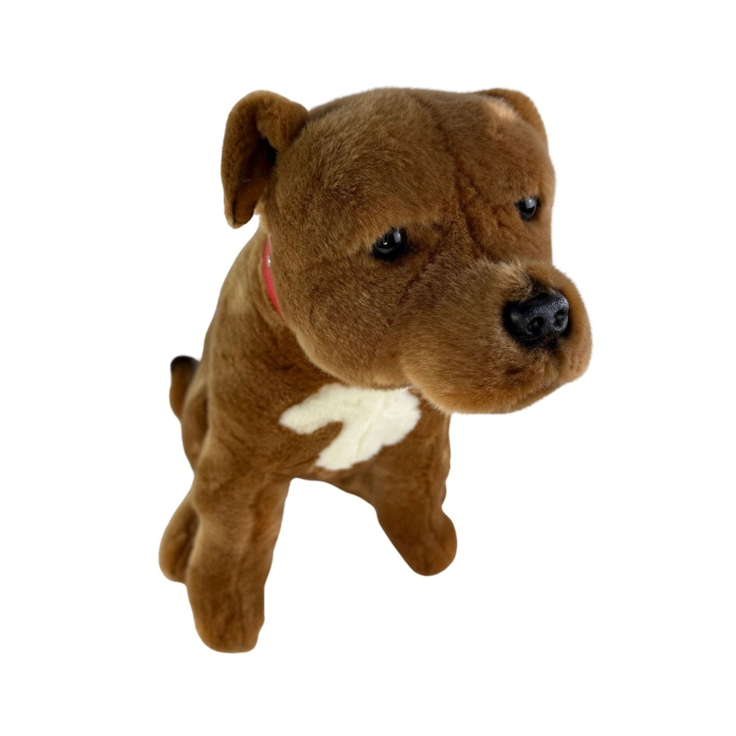 Bocchetta Plush Lester - Staffy - 32cm sitting, brown