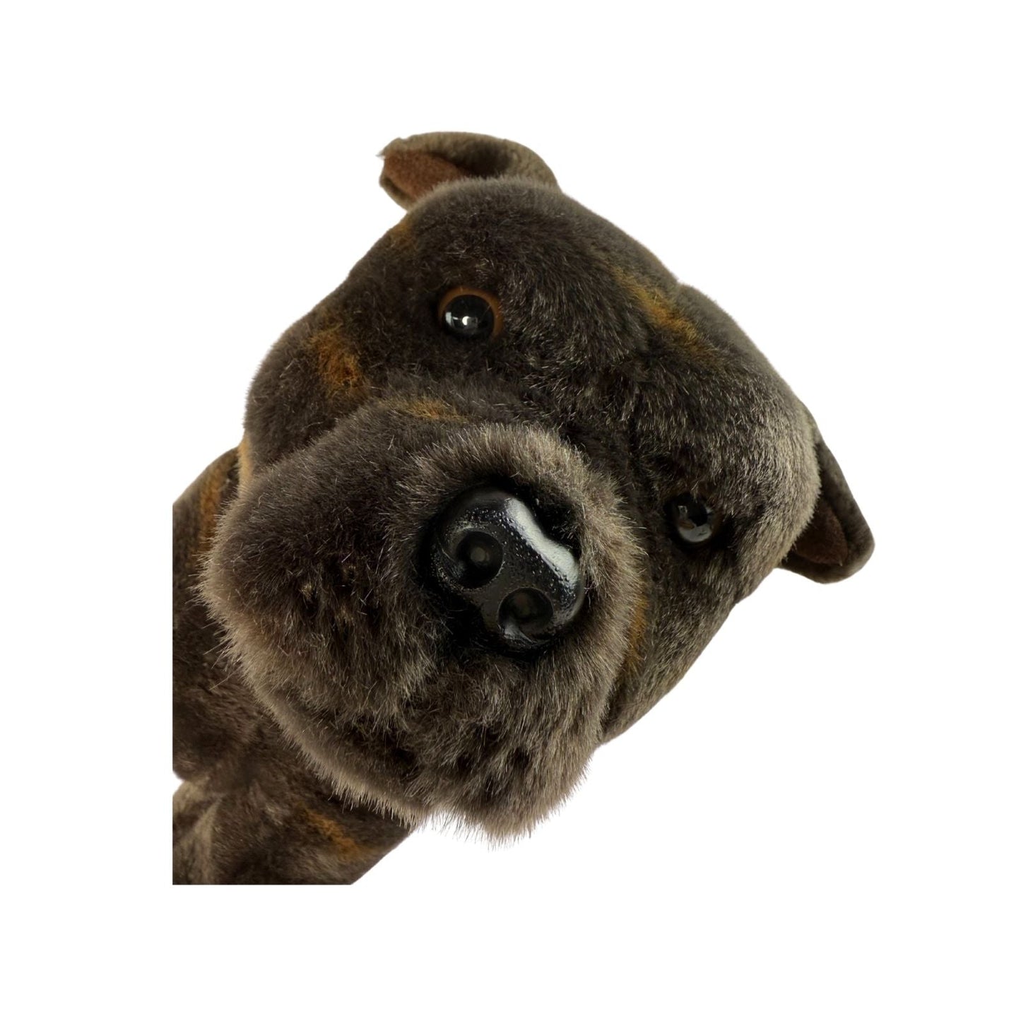 Bocchetta Plush Scooter - Staffy - 32cm sitting, brindle