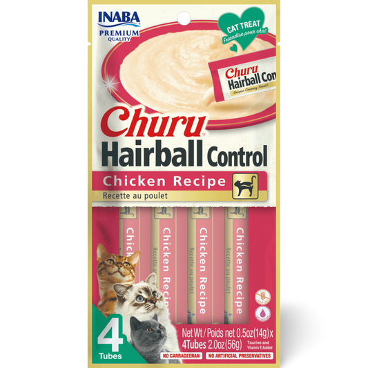 INABA Churu Hairball Control Chicken Recipe (14gx4)