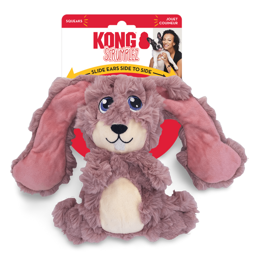 KONG SCRUMPLEZ BUNNY MEDIUM