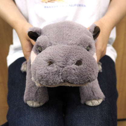 LYING HIPPO STUFFED TOY M