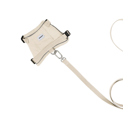 Valley Series Cat Vest Dog Harness Dog Leash Set - Beige